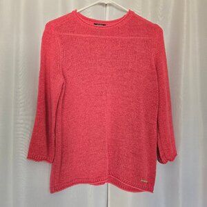 Lightweight Jones New York Signature coral sweater